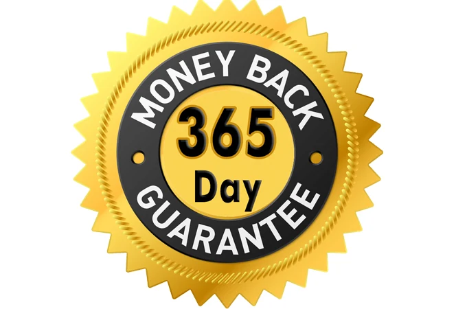 JointVive 365 day money back guarantee seal